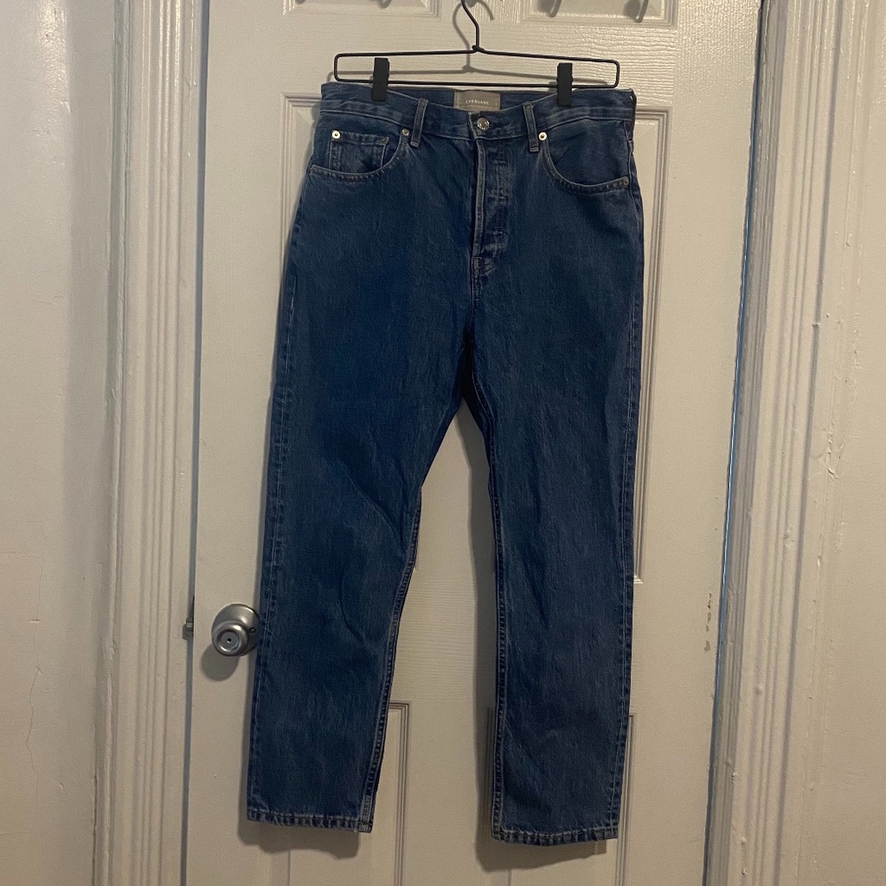 Everlane - The High Rise Cheeky Straight Jean (original cheeky jeans)
